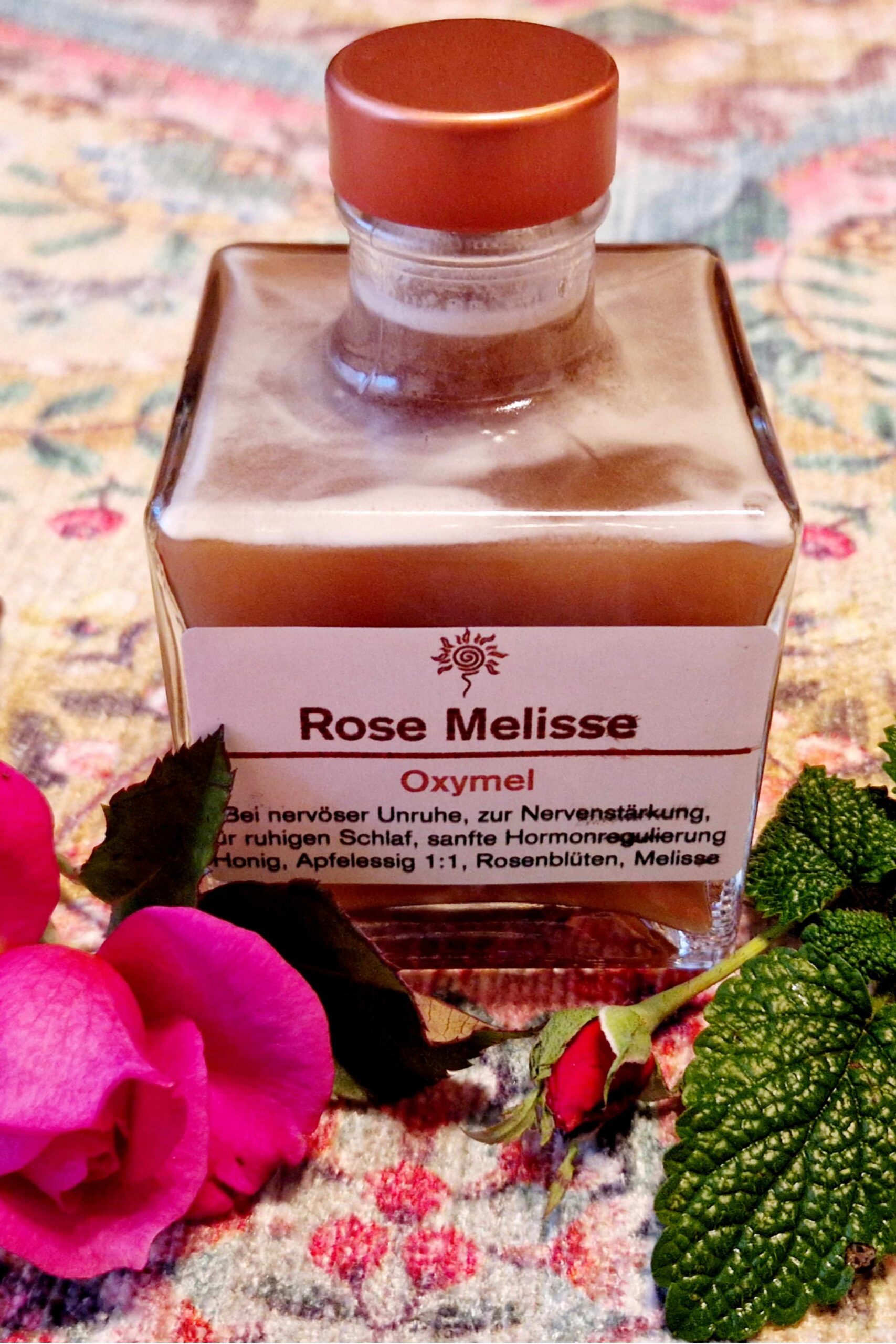 Rose Melissen Oxymel von Manuela Kloibhofer